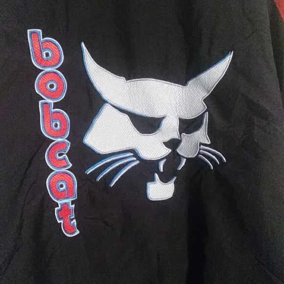 VINTAGE BOBCAT nylon Windbreaker 2XL NEVER WORN - Picture 3 of 3